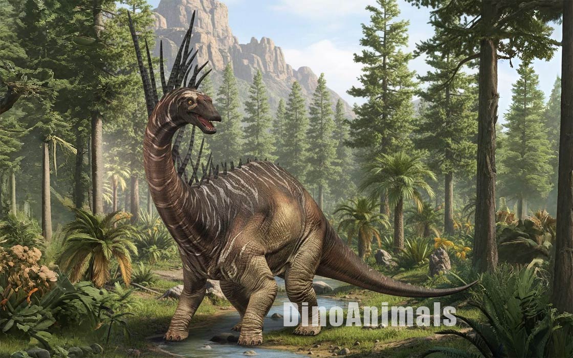 Bajadasaurus pronuspinax by DinoAnimals