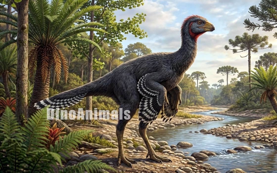 Caudipteryx zoui by DinoAnimals