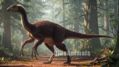 Falcarius utahensis by DinoAnimals