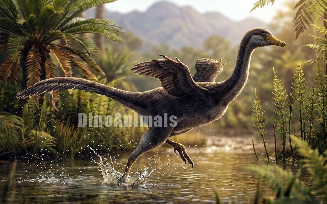 Halszkaraptor escuilliei by DinoAnimals