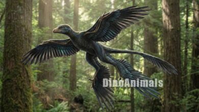 Microraptor zhaoianus by DinoAnimals