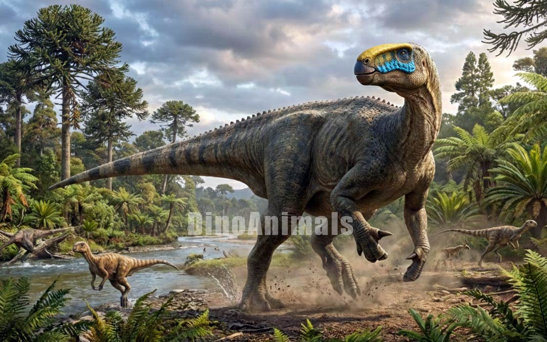 Naashoibitosaurus ostromi by DinoAnimals