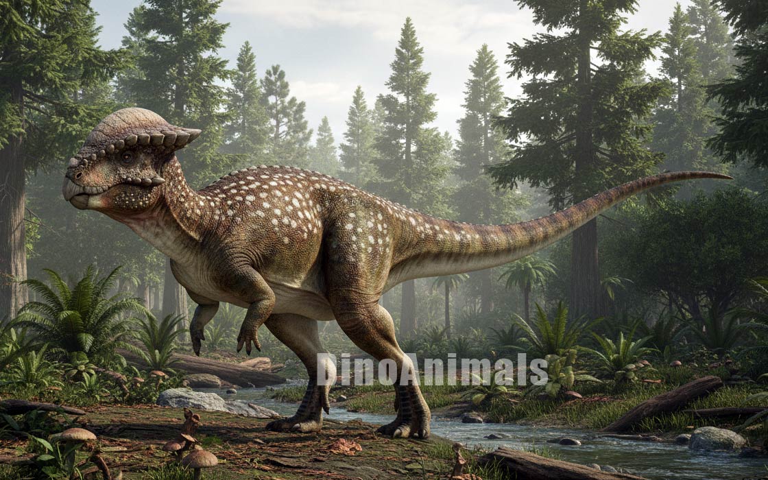 Pachycephalosaurus wyomingensis by DinoAnimals