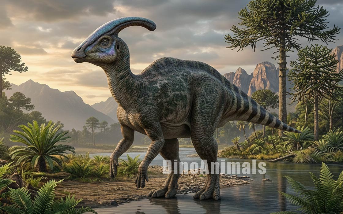 Parasaurolophus cyrtocristatus by DinoAnimals
