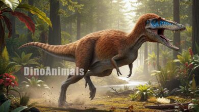 Qianzhousaurus sinensis by DinoAnimals