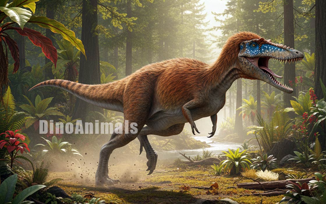 Qianzhousaurus sinensis by DinoAnimals