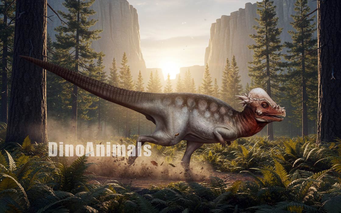 Stygimoloch spinifer by DinoAnimals