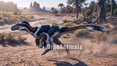 Xinjiangovenator parvus by DinoAnimals