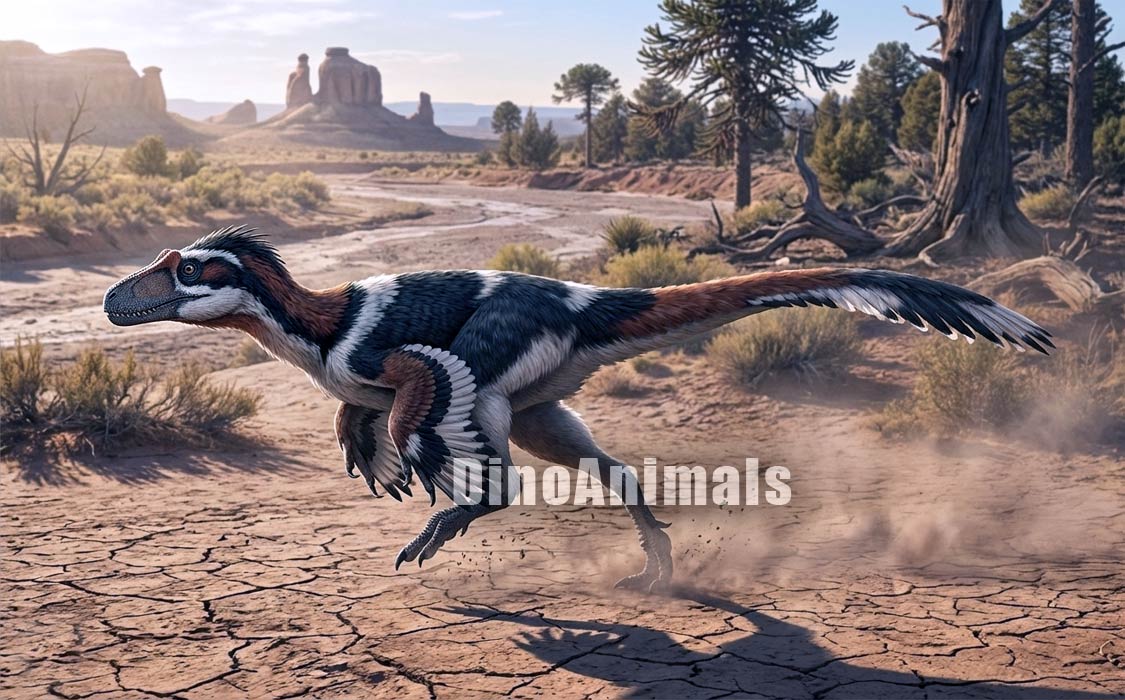 Xinjiangovenator parvus by DinoAnimals