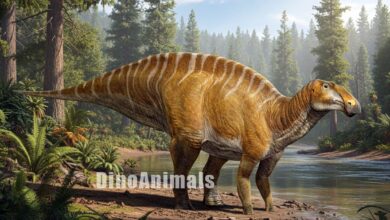 Ahshislesaurus wimani by DinoAnimals