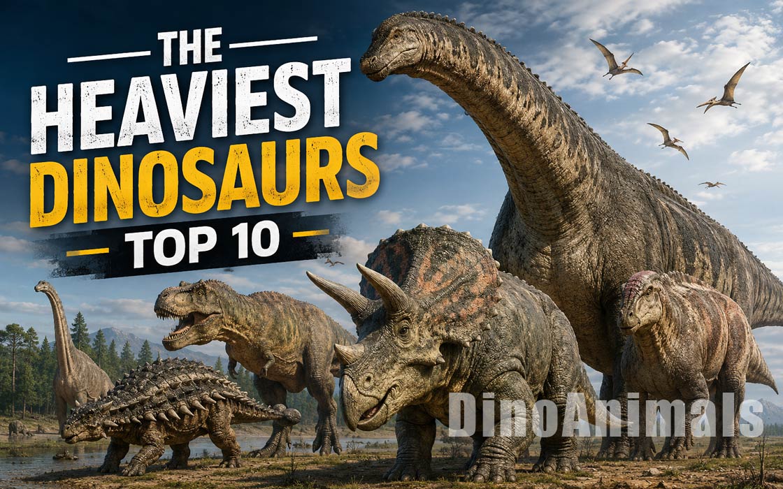 The Heaviest Dinosaurs by DinoAnimals.com