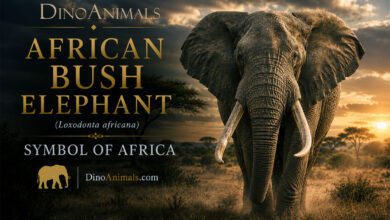 African bush elephant (Loxodonta africana)