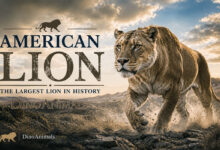 American lion (Panthera atrox) by DinoAnimals.com