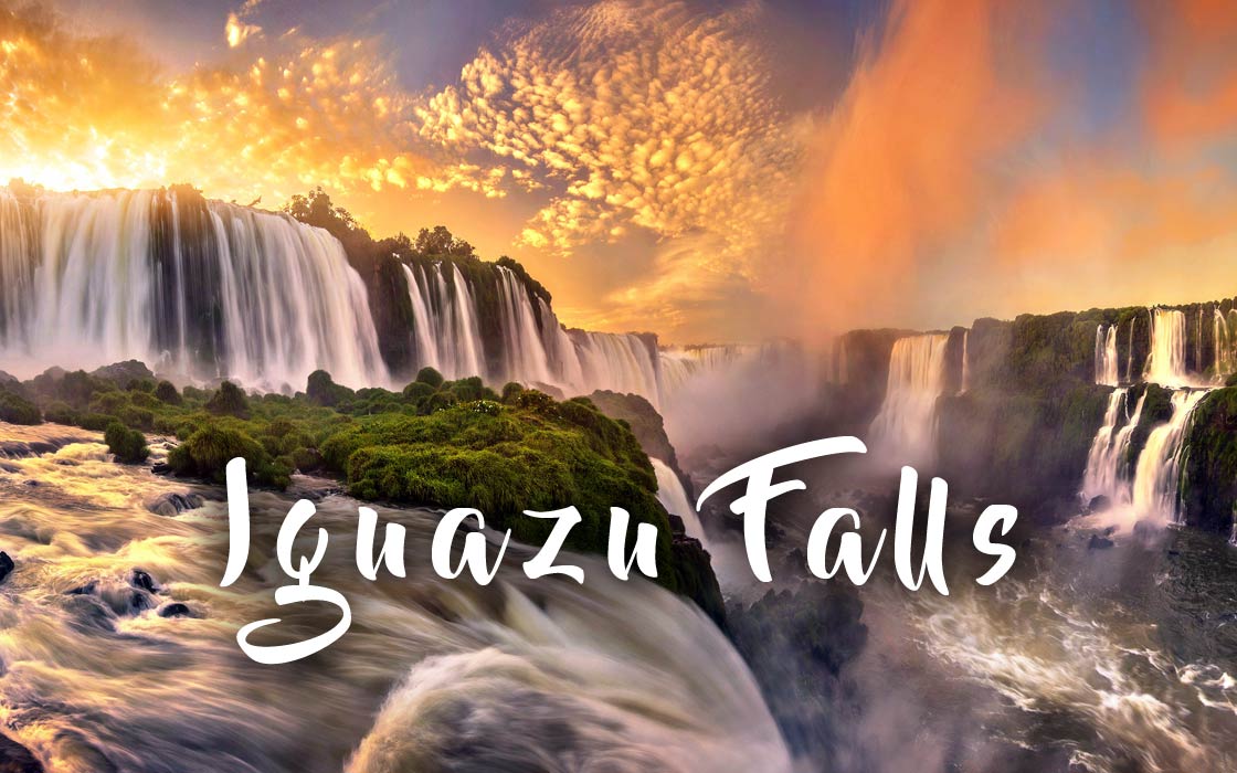 Iguazu Falls – one of the largest waterfalls 