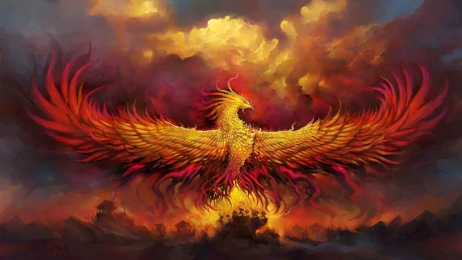 Phoenix and Roc – mythological birds