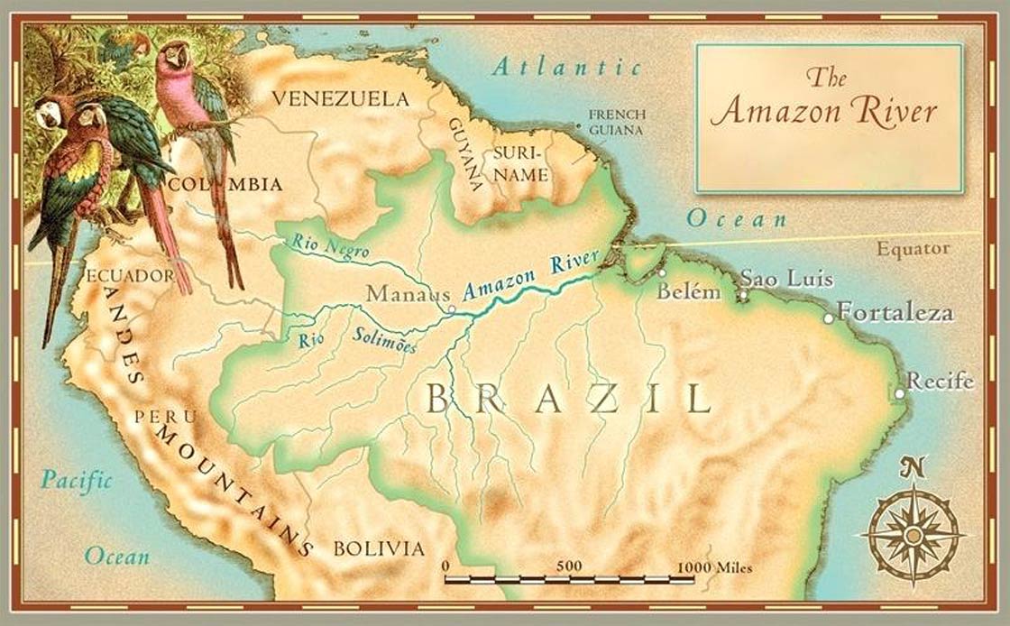 Amazon River – the history of discovery | DinoAnimals.com